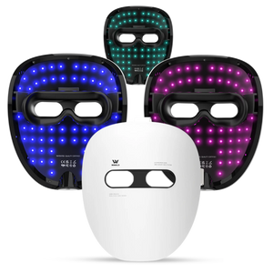 WAVLO Apollo SG LED face mask, front and back view on white background, best seller in uk