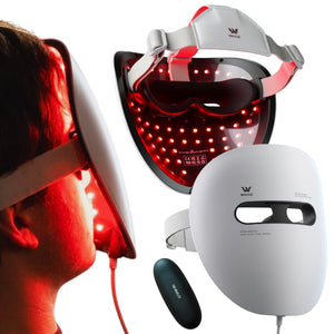 Calm & Balance LED Mask | WAVLO Apollo SG - Cyan Mode