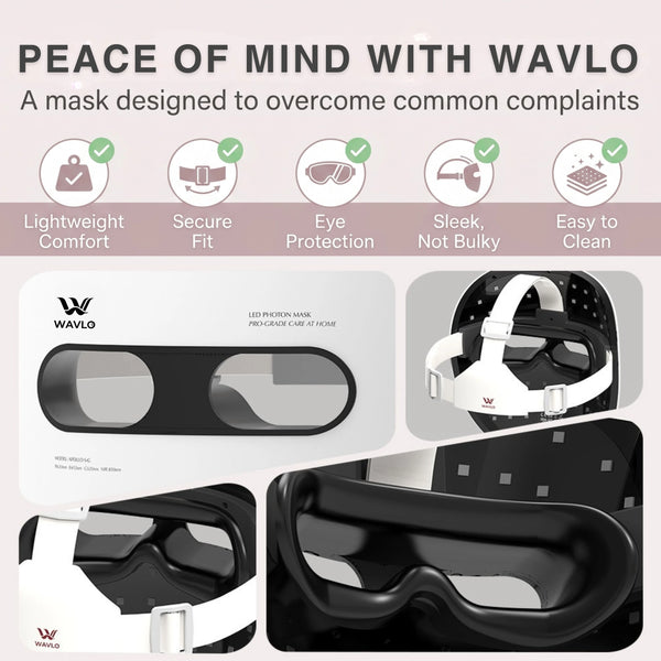 WAVLO Apollo SG LED Face Mask | 7-Mode Clinical Results At Home | UK